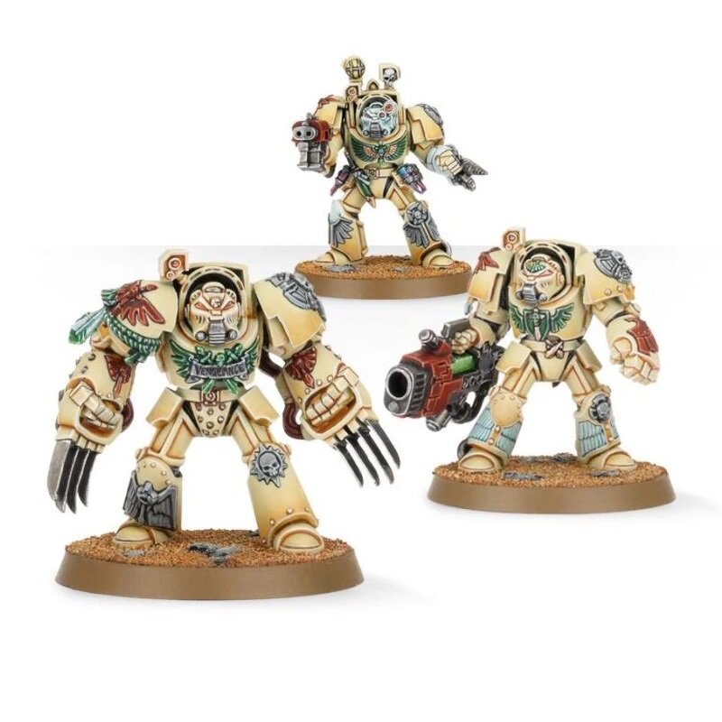 W40K – Dark Angels – Escouade de Commandement de la Deathwing (Deathwing Command Squad) (44-10) – Image 2
